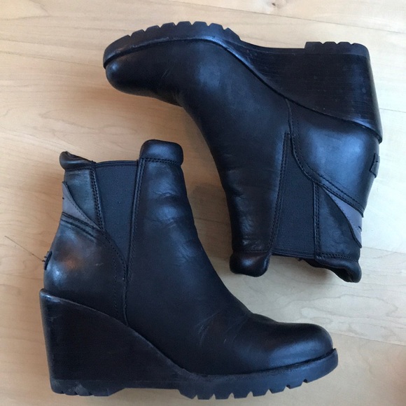 sorel after hours chelsea boot black